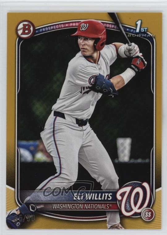 2025 Bowman Draft Gold 35/50 Eli Willits #BD-1 1b03