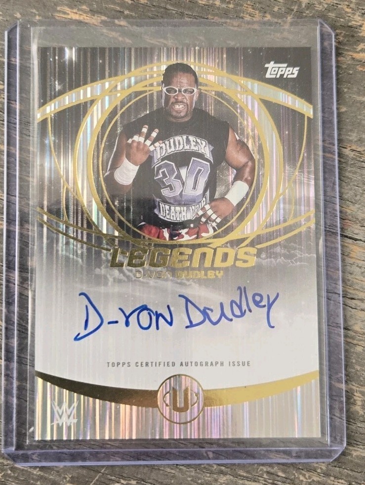 D-Von Dudley 2025 Topps Universe WWE Auto Legends #LGA-DVD *3