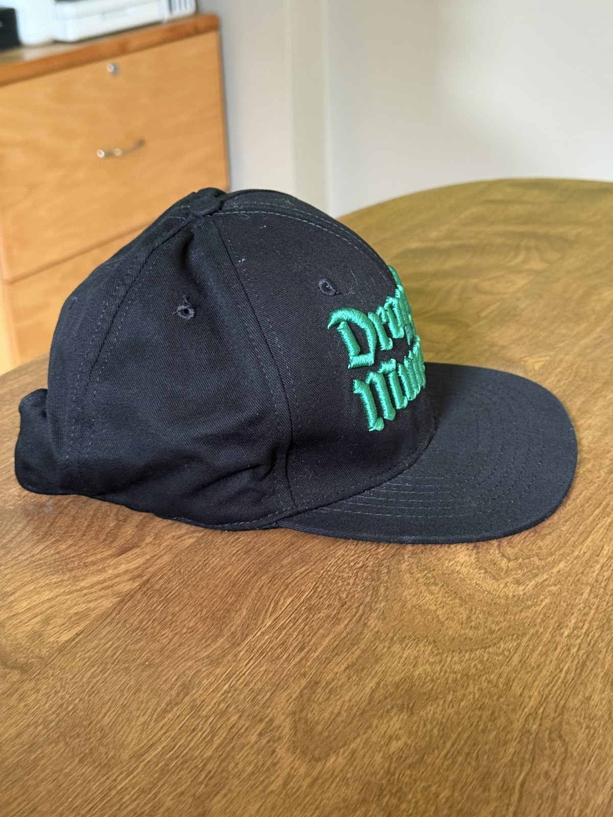 Dropkick Murphys Snapback Hat Black Green Embroidered Logo Cap Made in USA