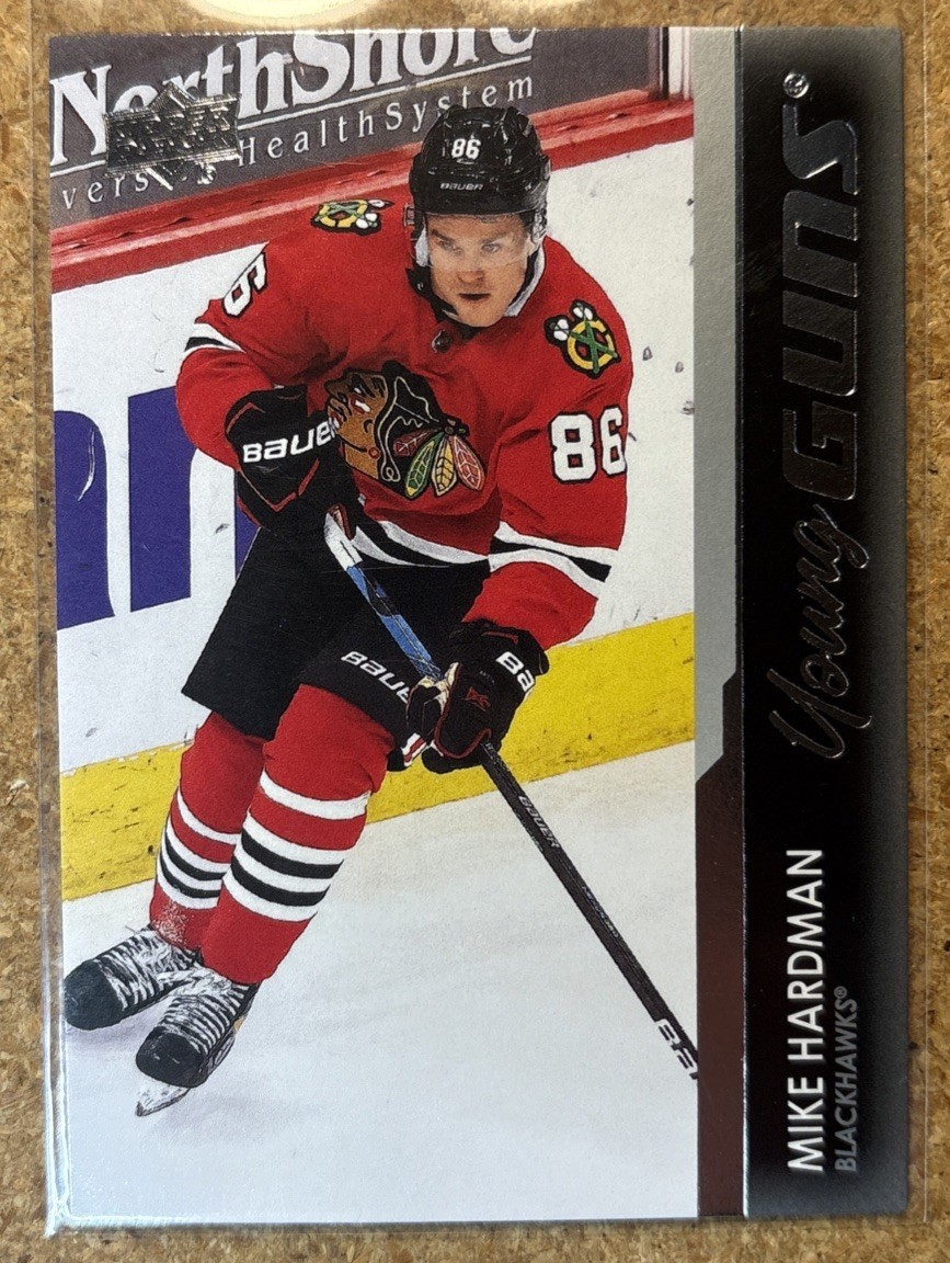 2021-22 Upper Deck Young Guns Mike Hardman #208 RC Rookie