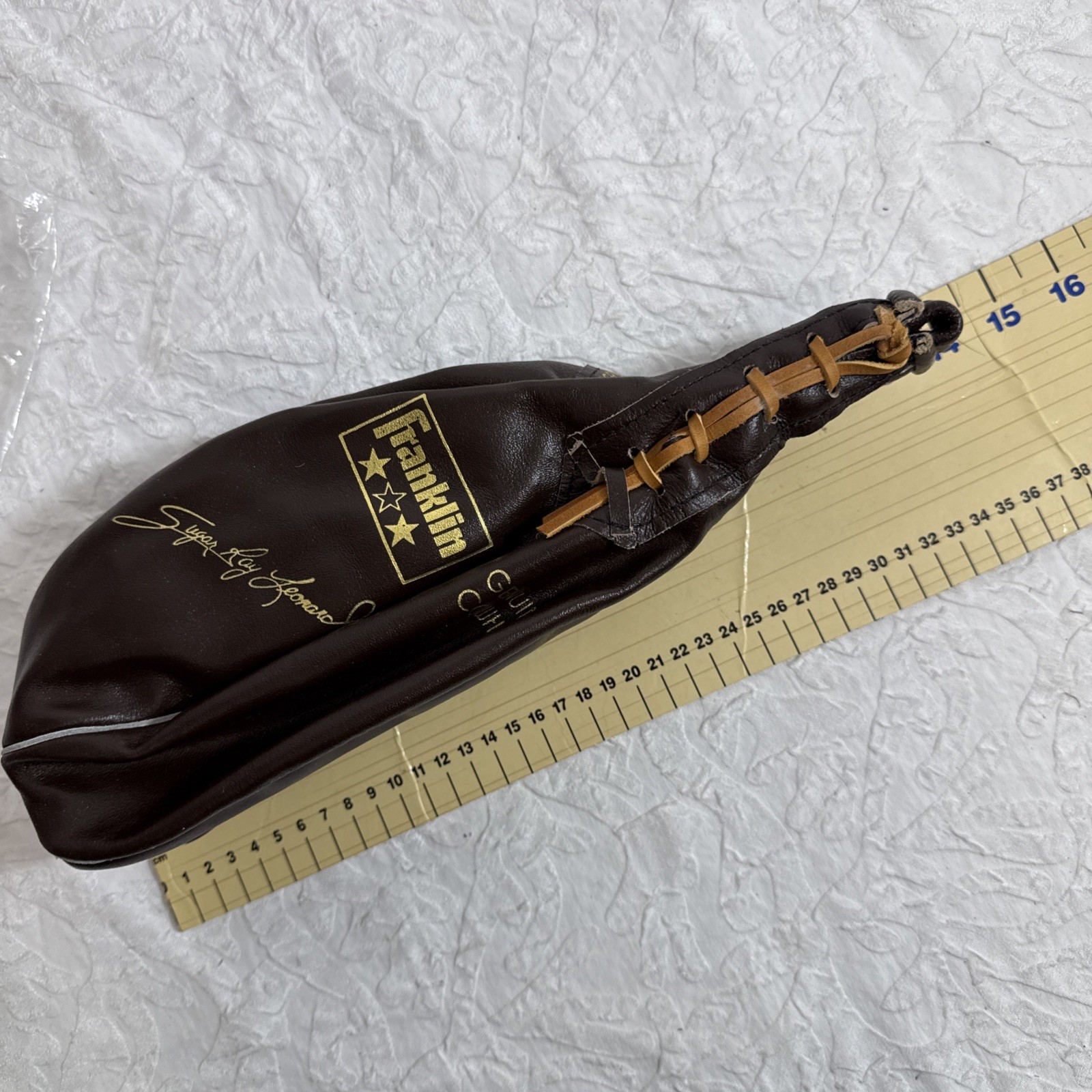 Vintage Franklin Leather NOS Sugar Ray Leonard Signature The Speed Bag Boxing