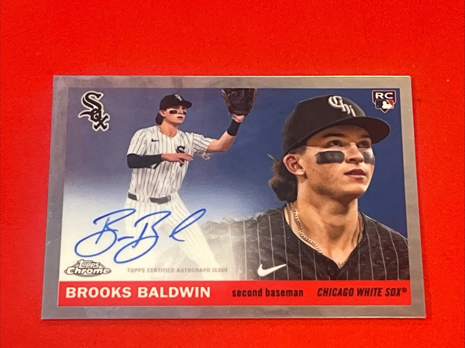 2025 Topps Chrome Platinum Anniversary Brooks Baldwin (RC) Chrome On Card Auto