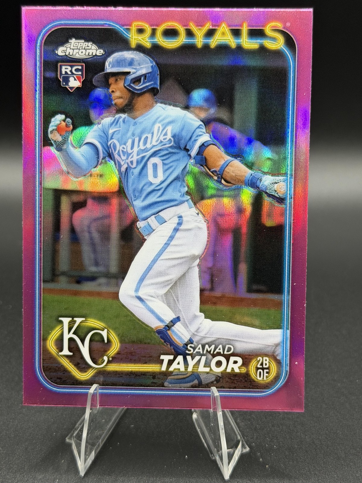 2024 Topps Chrome #243 Samad Taylor Pink Refractor Free Ship NM+