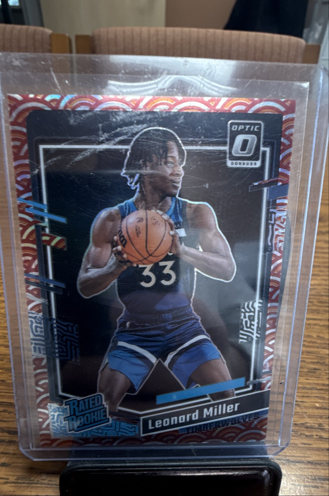 2023-24 Panini Donruss Optic -Rated Rookie Leonard Miller #234 Photon Prizm (RC)