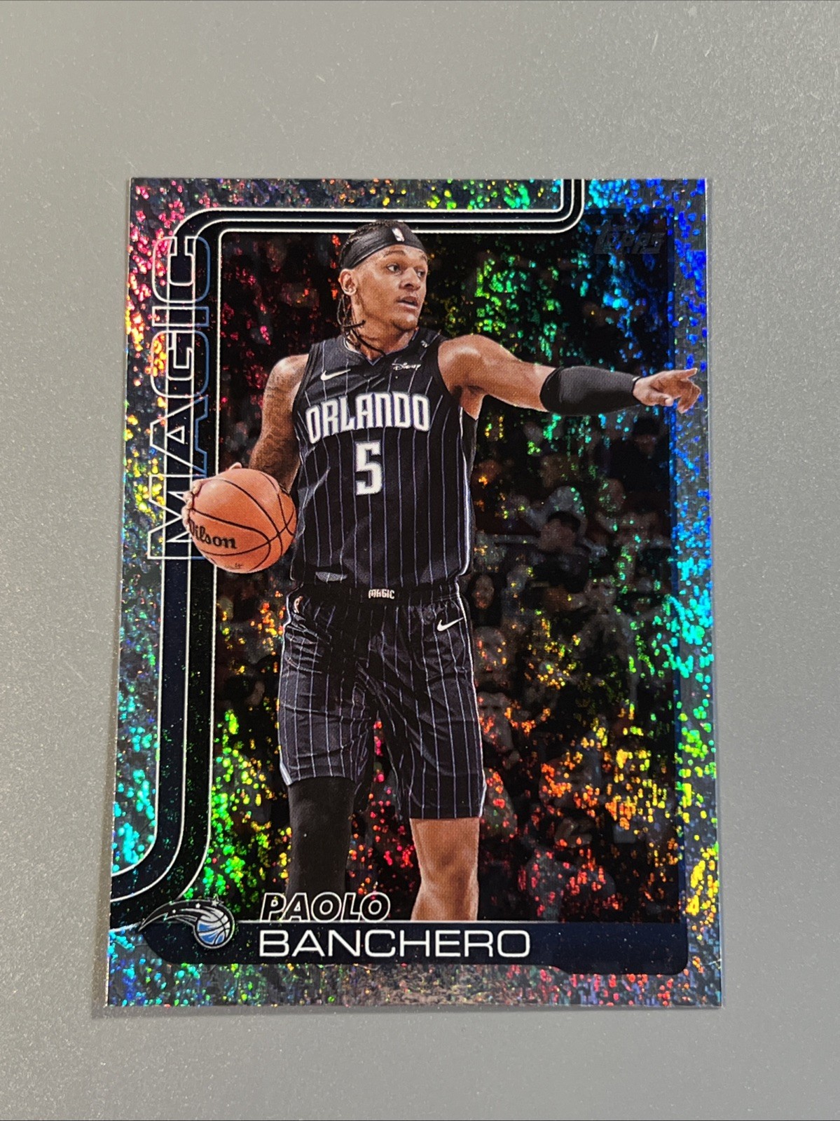 Paolo Banchero 2025 Topps #87 Silver Sandglitter Foil Magic