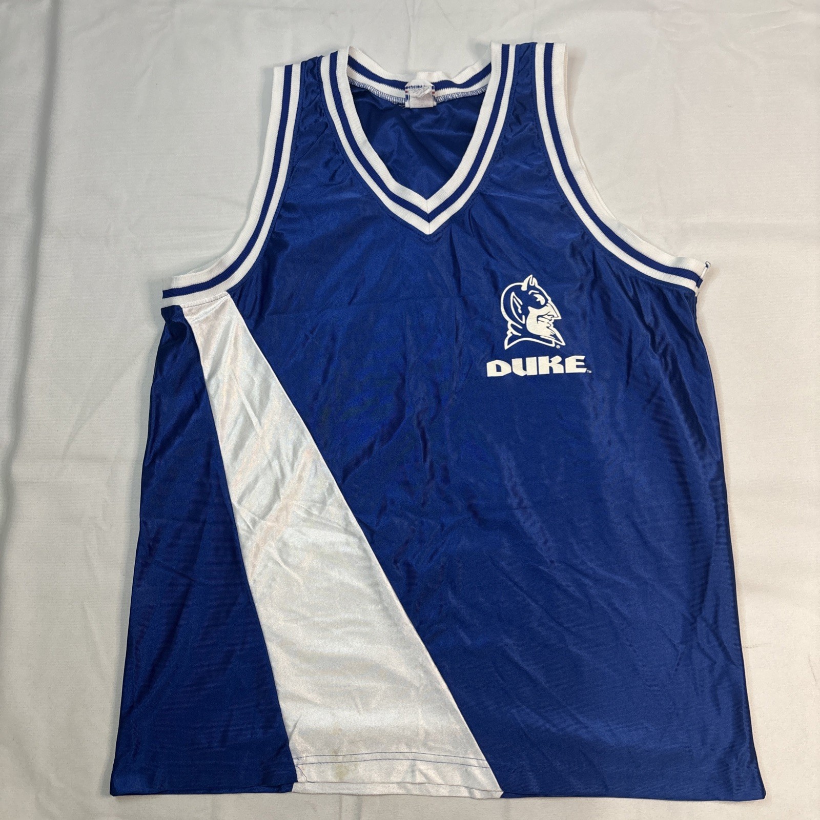True Fan Sportswear Basketball Jersey Men’s Large Duke Blue Devils Vintage 90’s