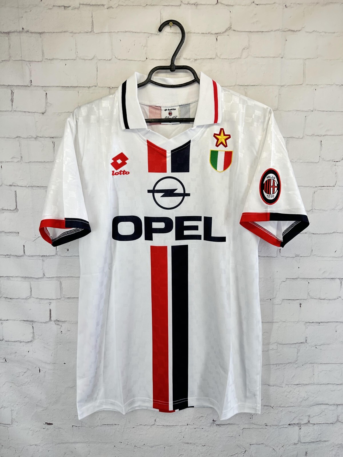 AC MILAN ITALY 1995 1997 RETRO VINTAGE SOCCER FOOTBALL SHIRT JERSEY AWAY SIZE M