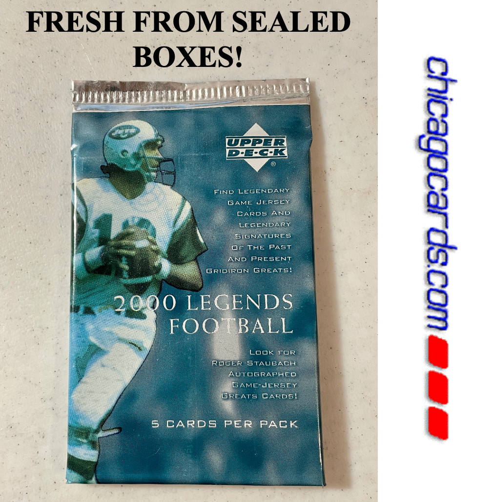 2000 UD Legends HOBBY Pack Peyton Manning Unitas Joe Montana Gold Auto/Jersey?