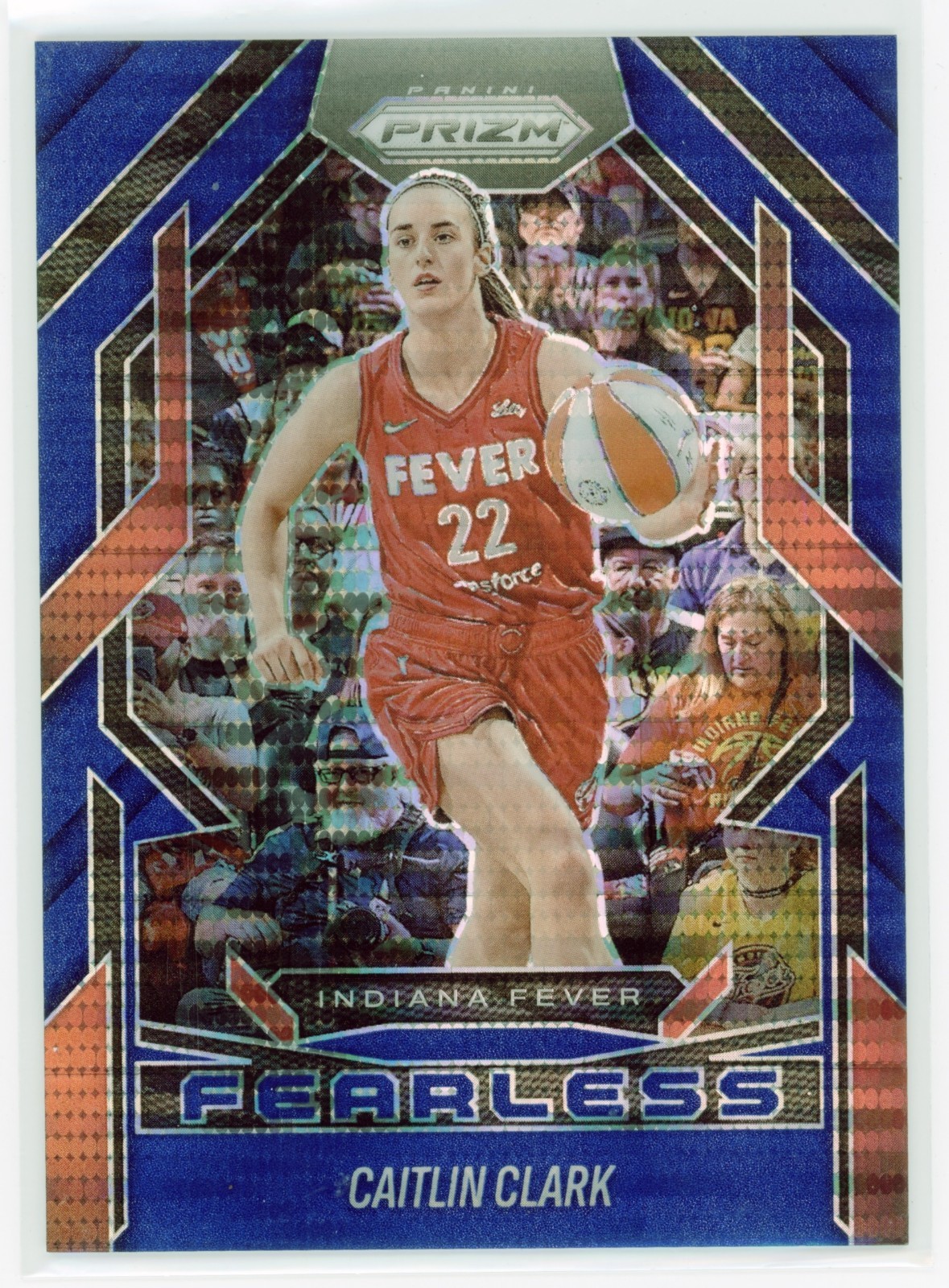 2025 Panini Prizm Caitlin Clark Blue Pulsar /199 #7 Fever 272