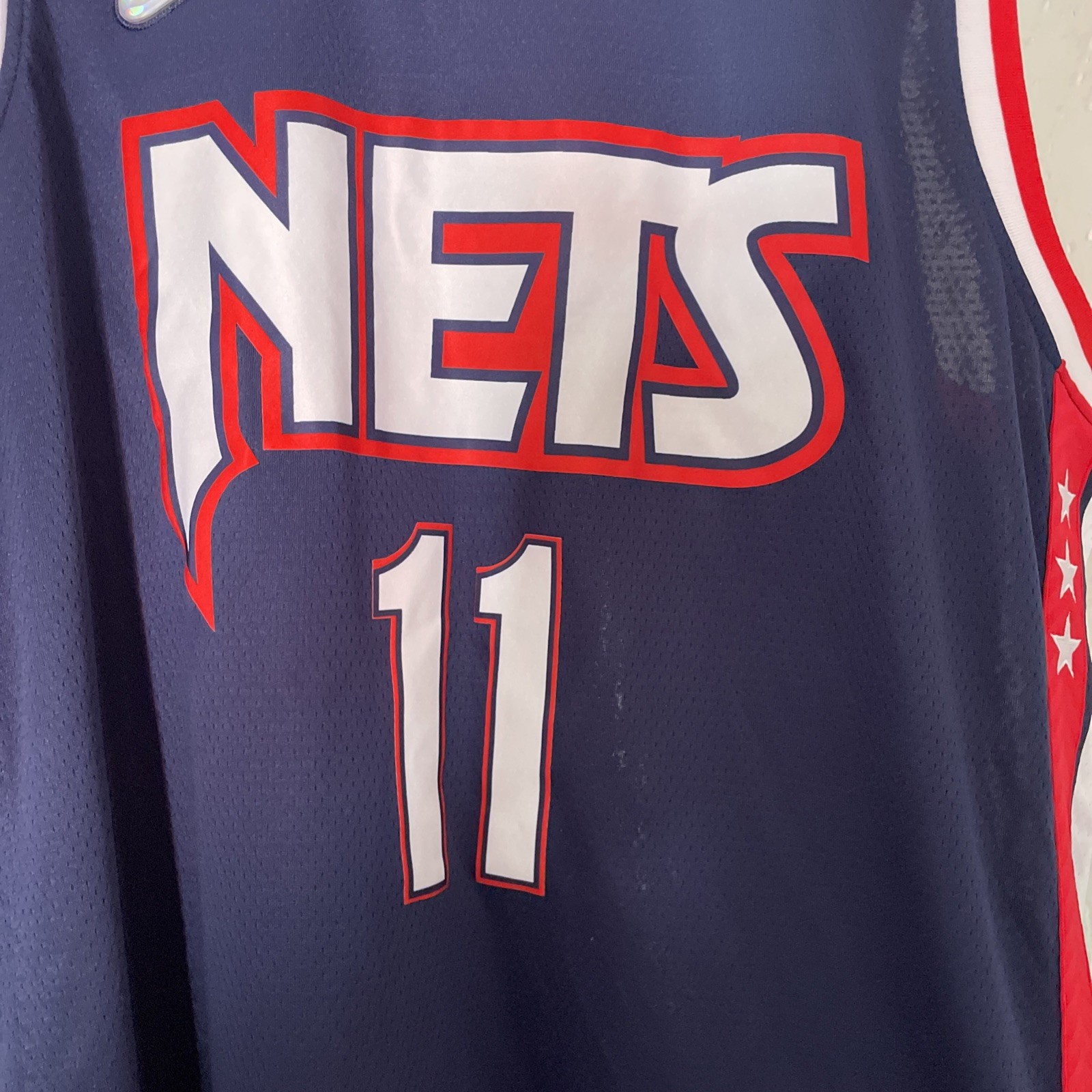NWT Nike Kyrie Irving Brooklyn Nets #11 Navy Blue City Swingman Jersey 56 XXL