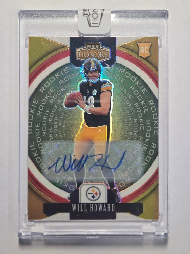2025 PANINI HONORS #12 WILL HOWARD ROOKIE AUTO 16/35