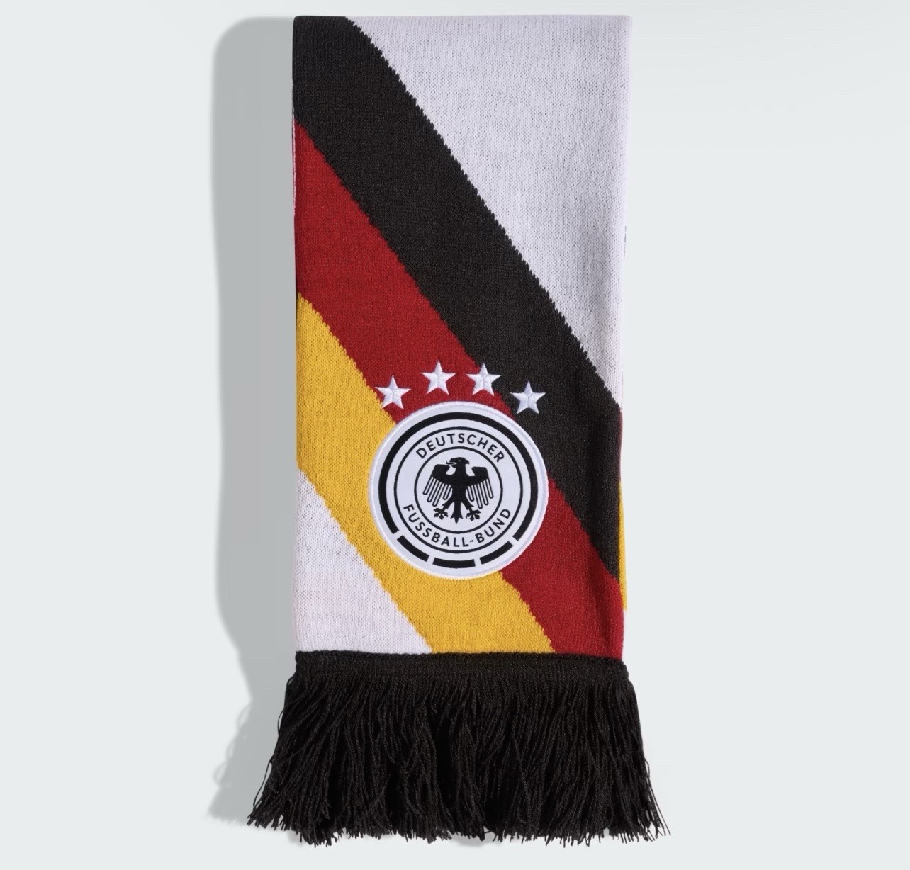 Adidas Germany Scarf Logo And Crest Unisex German Flag Colors New