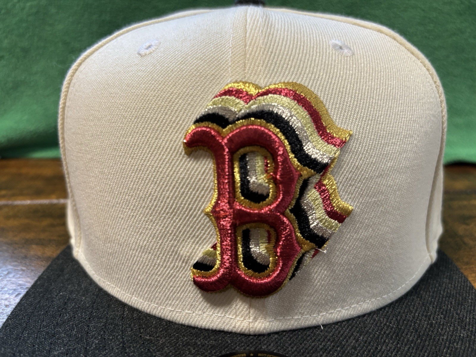 Boston Red Sox 99 ASG Cascading Logo Off White Heather Gray New Era Fitted 7 7/8