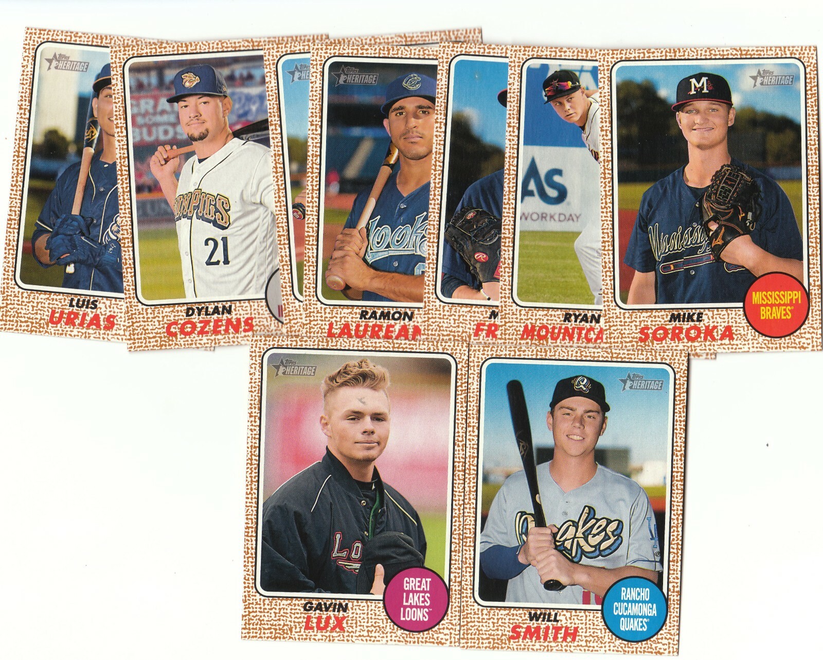 2017 Topps Heritage Minors #57 Anthony Banda – Reno Aces