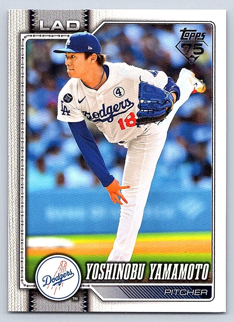 YOSHINOBU YAMAMOTO DODGERS 2026 TOPPS SERIES 1 #90