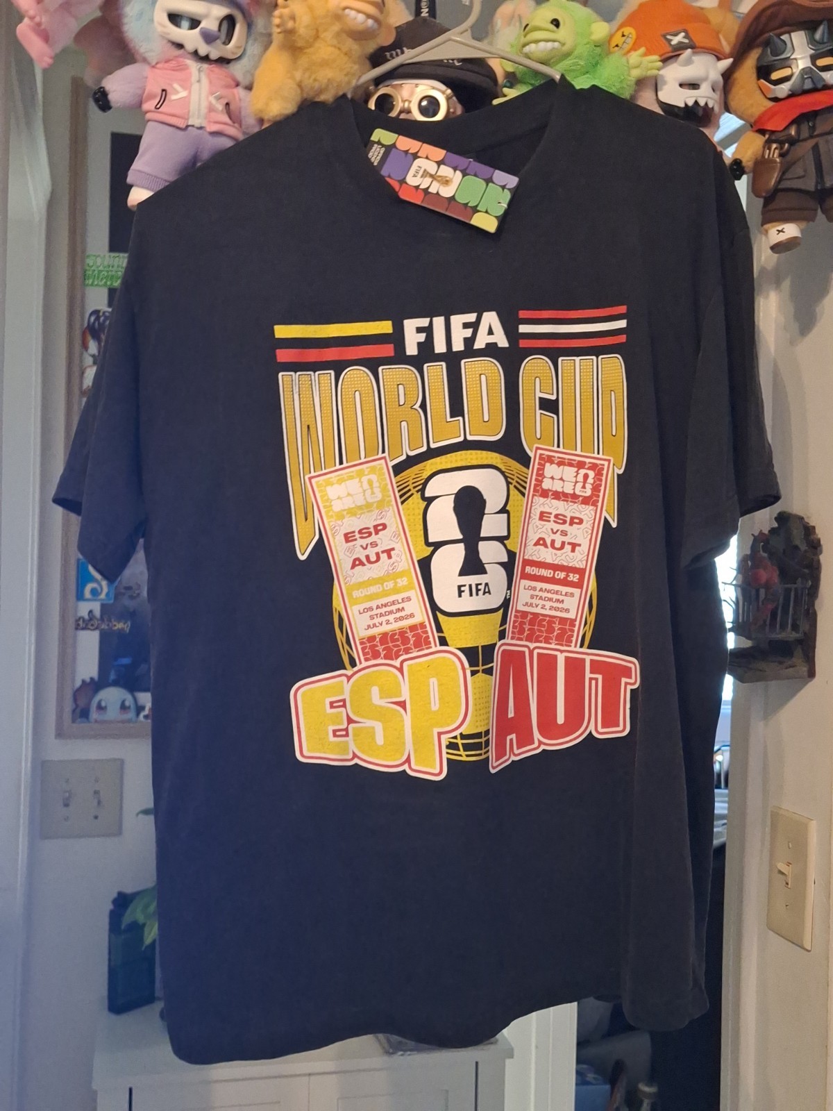 2026 New Fifa World Cup Match Up Game Day Matchup Spain Austria España Shirt M