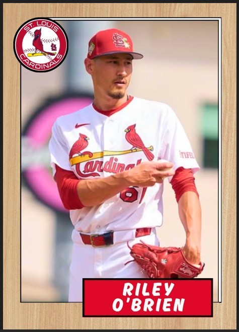 2026 Riley O’Brien Future Stars Rookie Card #61 St Louis Cardinals