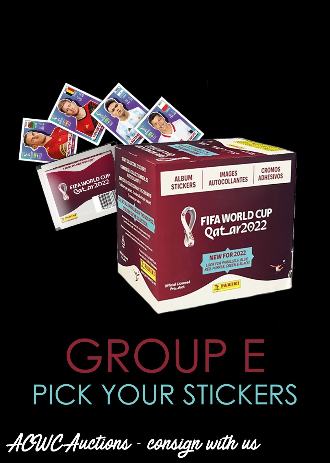 2022 FIFA World Cup Stickers – Pick your GROUP E Stickers (Updated 01/19/23)