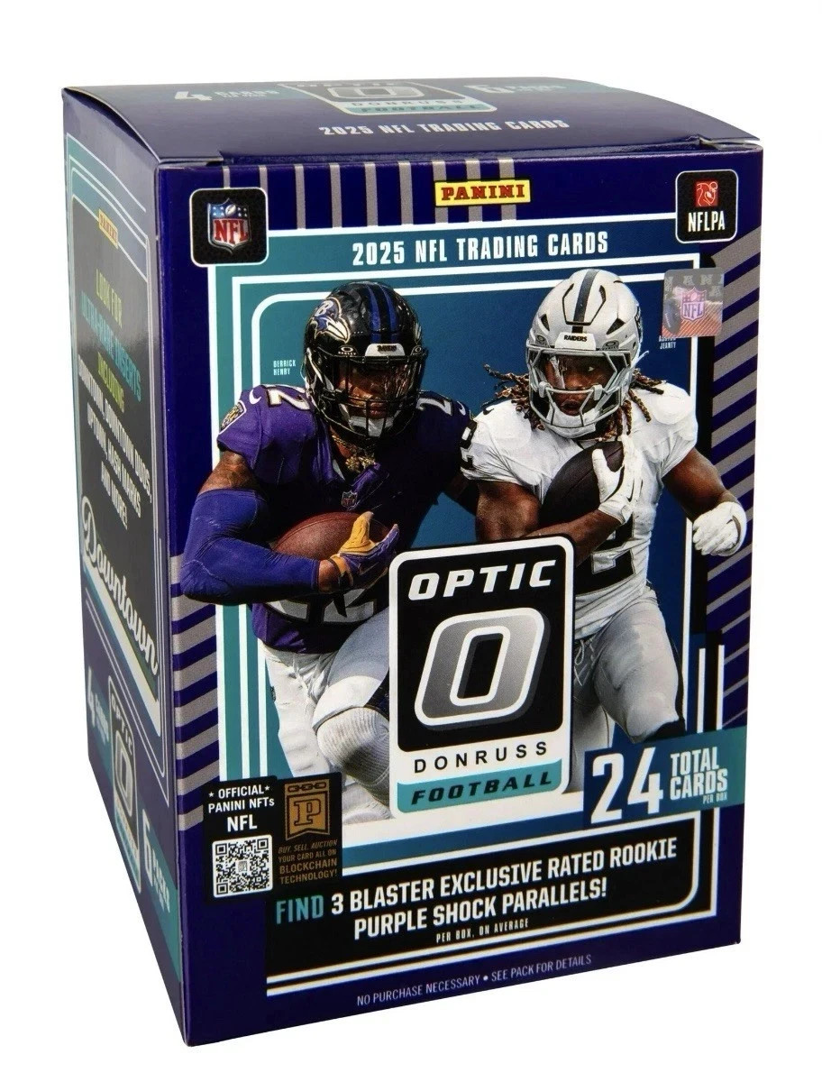 2025 Panini Donruss Optic Football Factory Sealed Blaster Box
