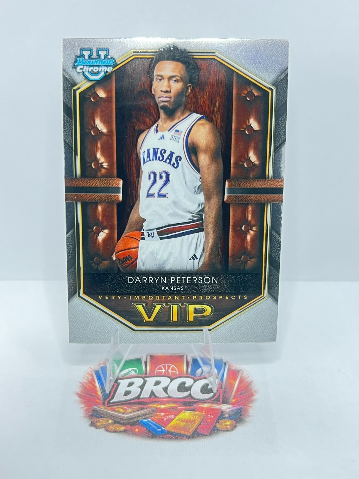 2025-26 Bowman Chrome Very Important Prospects #VIP-2 Darryn Peterson Kansas