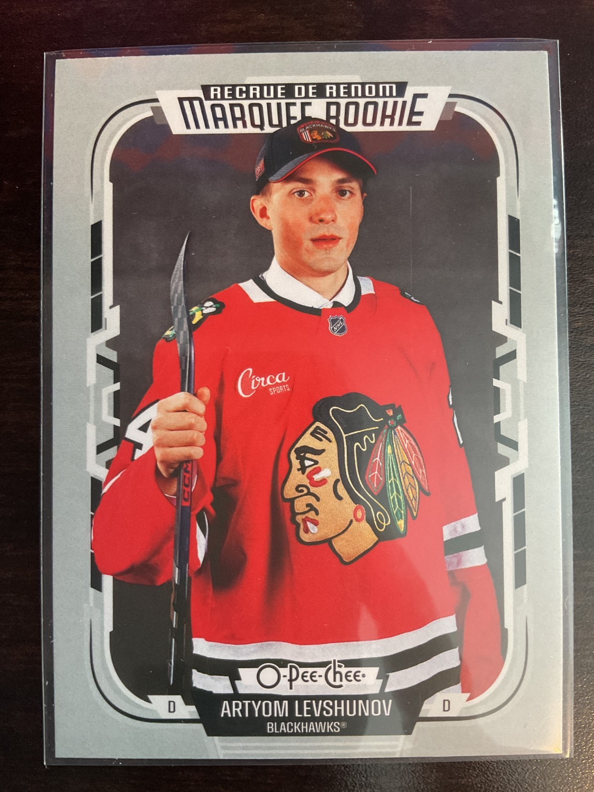Artyom Levshunov 2025-26 O-Pee-Chee OPC Draft Photo Variant RC SP #541