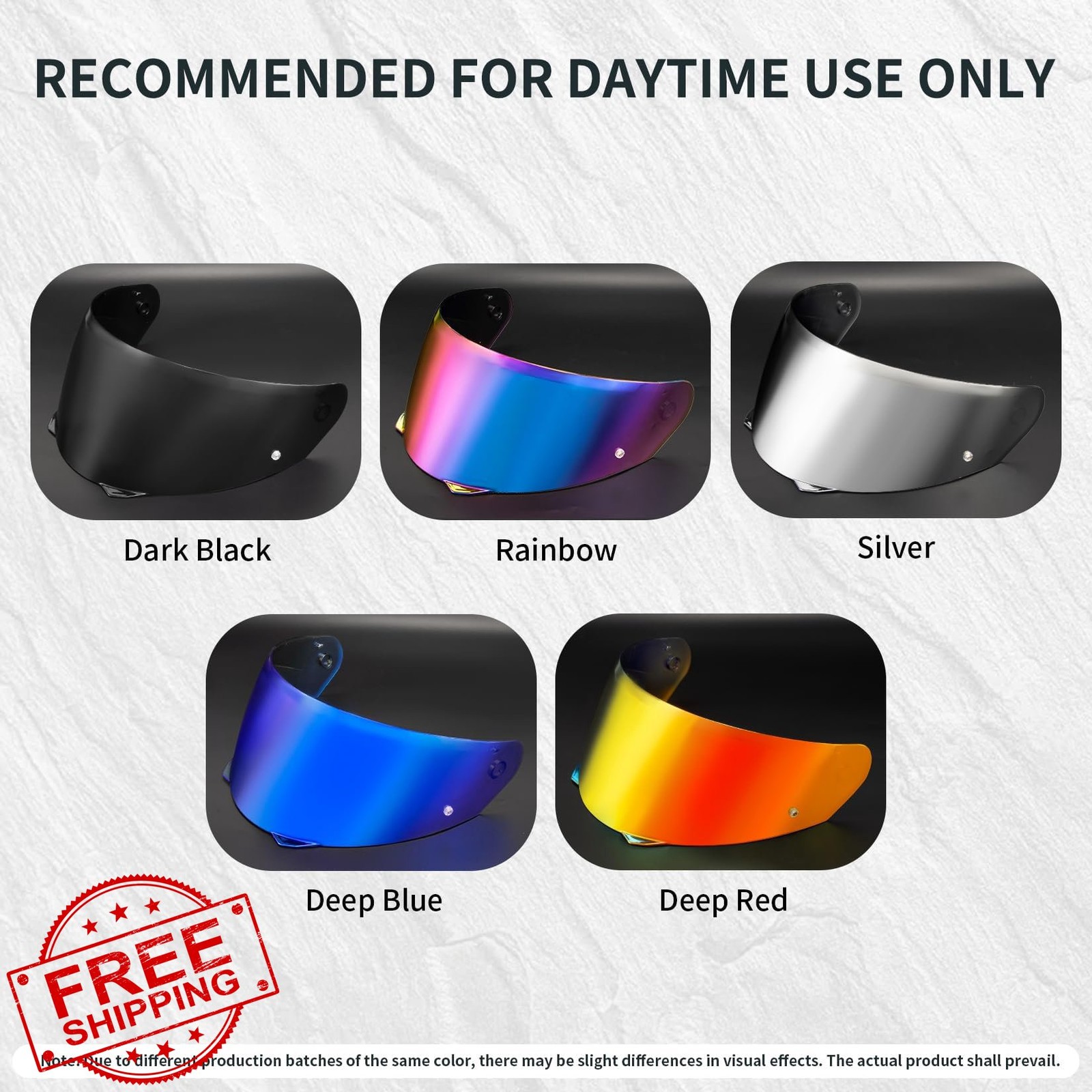 PSLER i90 Helmet Visor HJ-33 Tinted Deep Blue