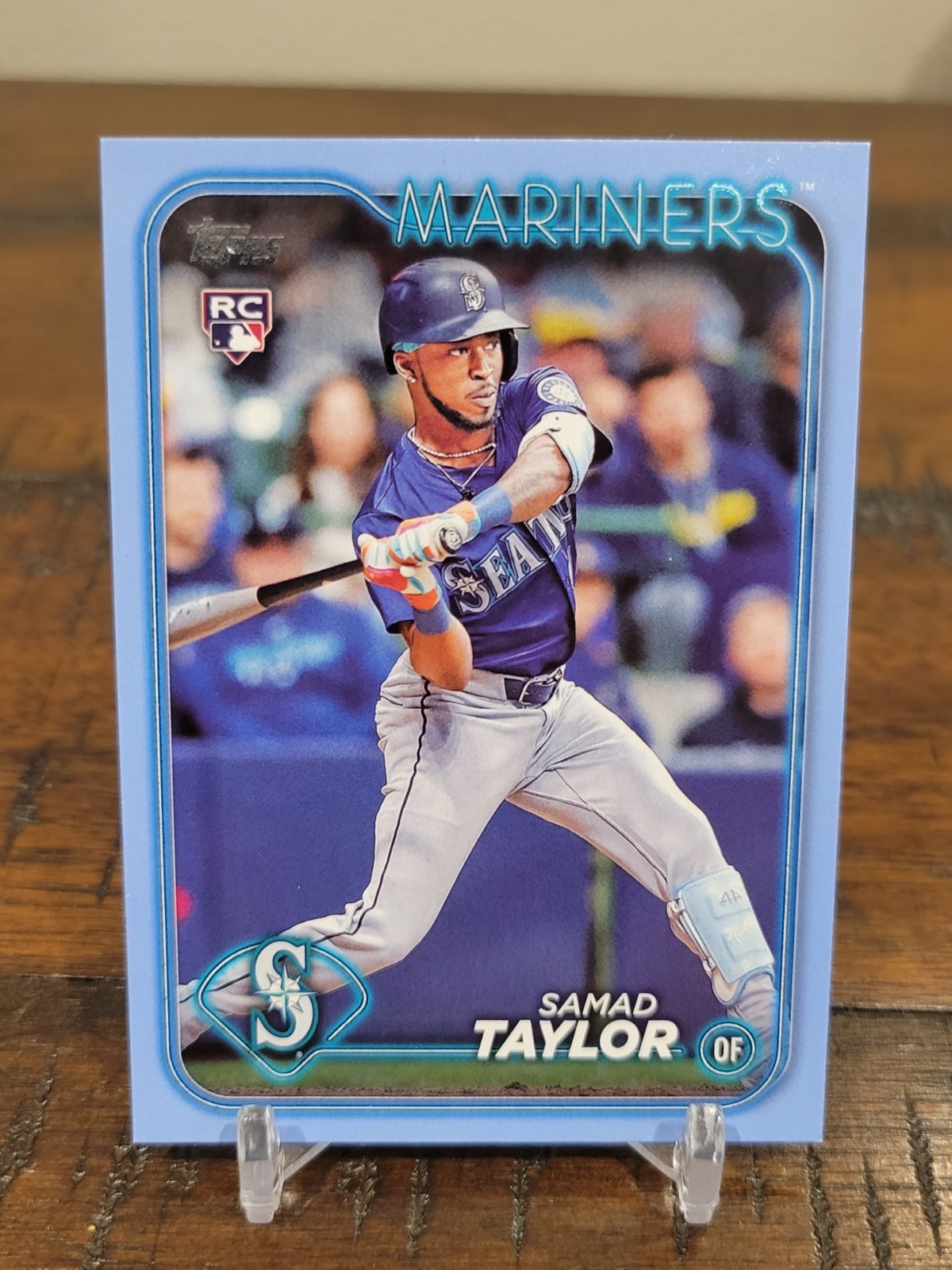 2024 Topps Update Samad Taylor FATHERS DAY Blue #’d 50/50 Bookend Rookie Card RC