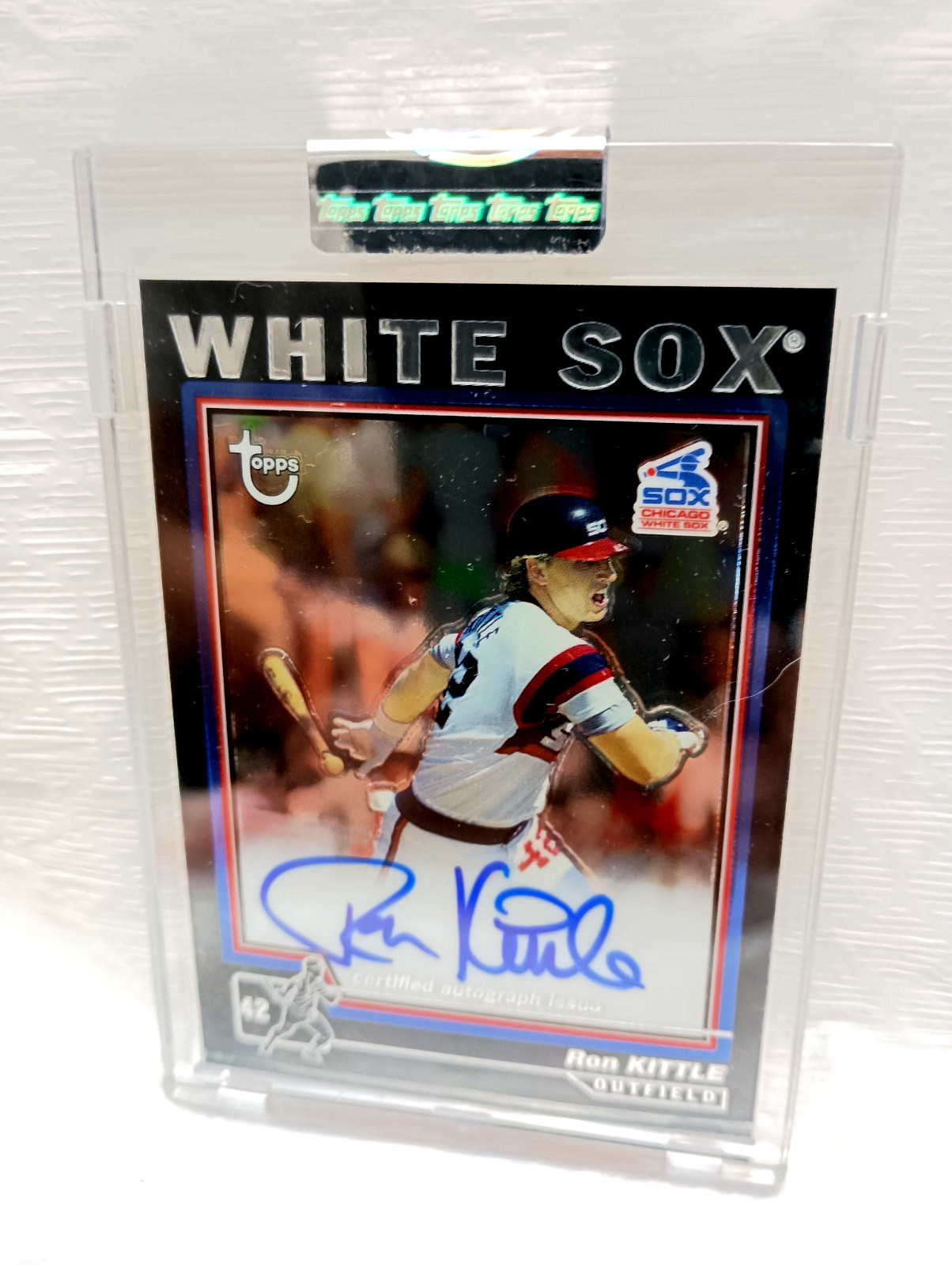2004 TOPPS RETIRED CERTIFIED SIGNATURE RON KITTLE -WHITE SOX – FACTORY SEALED