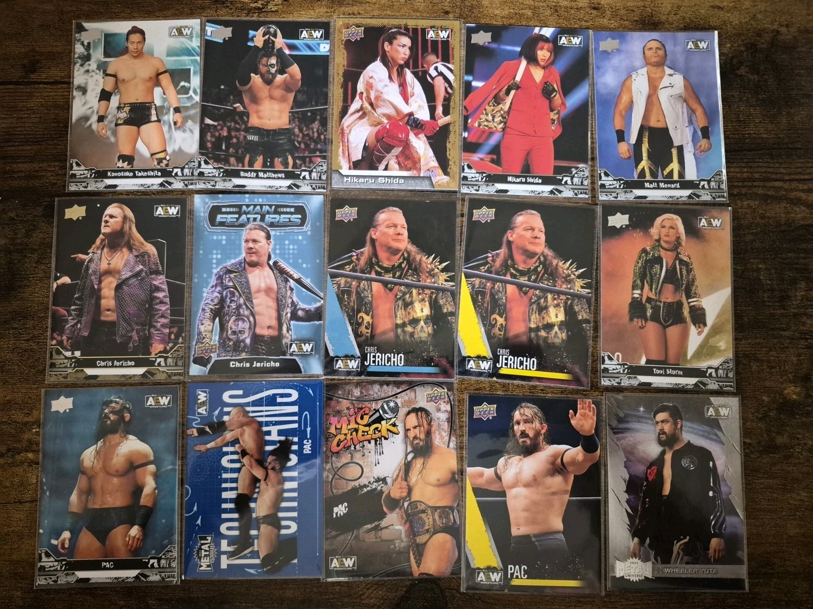 AEW Lot 120 Card Lot No Dupes Starter Set Various Manufacturers & Sets