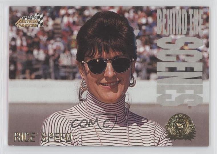 1996 Pinnacle Action Packed Behind the Scenes Lake Speed Rice Speed #89 0s5
