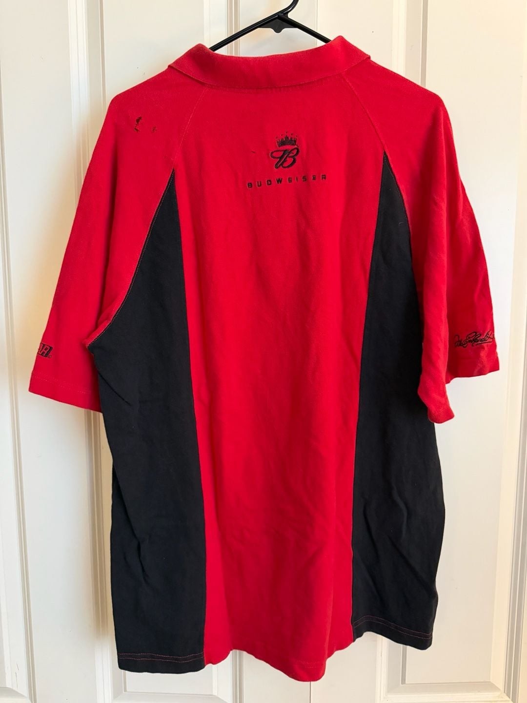 Winners Circle Dale Earnhardt Jr. Budweiser nascar Racing Polo Shirt XL