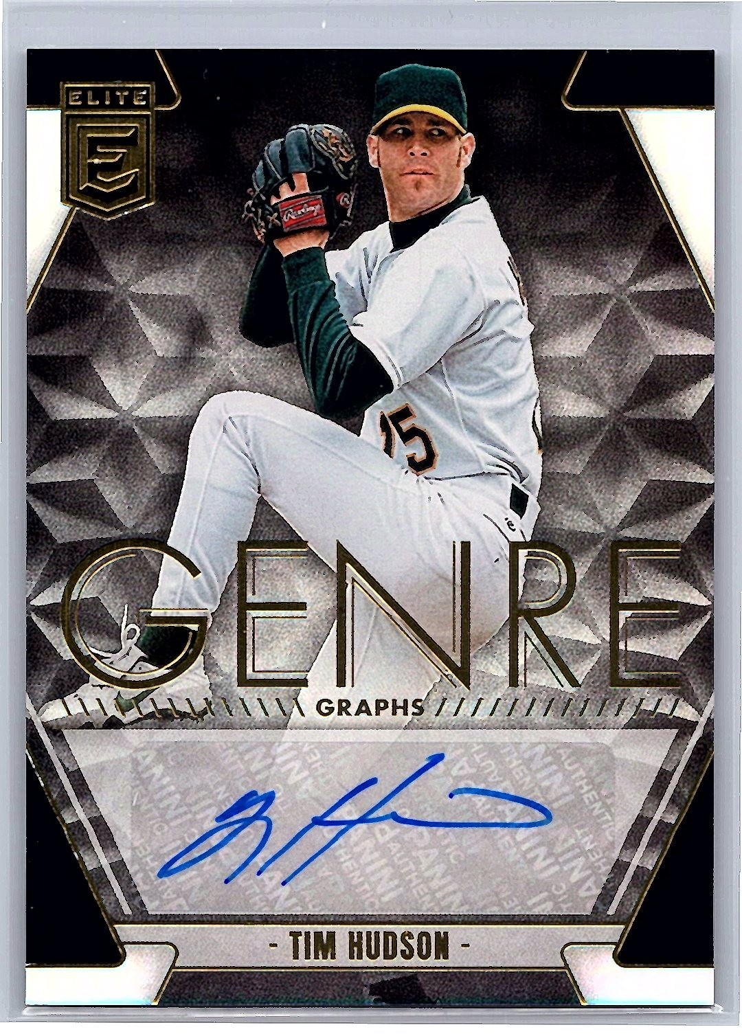 TIM HUDSON 2026 Elite Baseball #GG-TH Genre Graphs Auto Athletics A2990