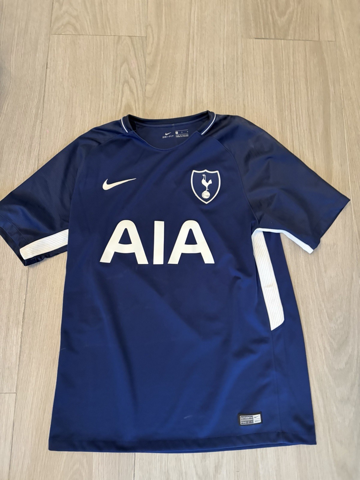Tottenham Hotspur Jersey Mens Medium Premier League Soccer Nike Dri-FIT 2017