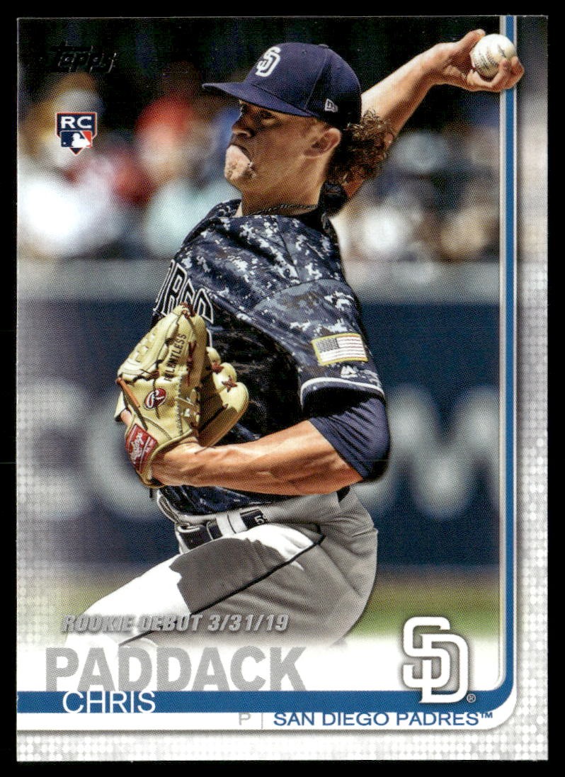 2019 Topps Update #US207 Chris Paddack