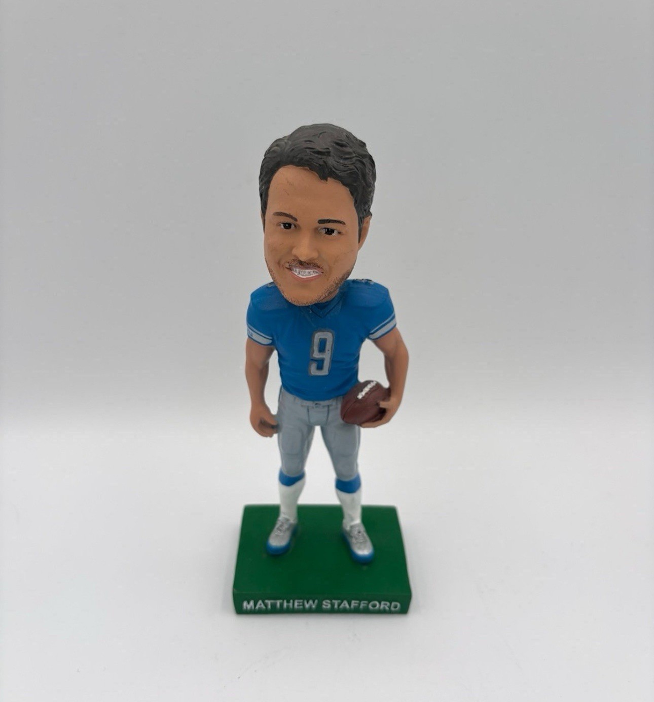 NFL Detroit Lions Matthew Stafford #9 Idegy Bobblehead 2017 Collectors Edition