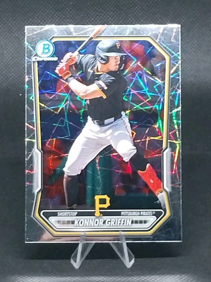 2026 Bowman Chrome Konnor Griffin BCP-92 Laser Refractor Pirates Top Prospect