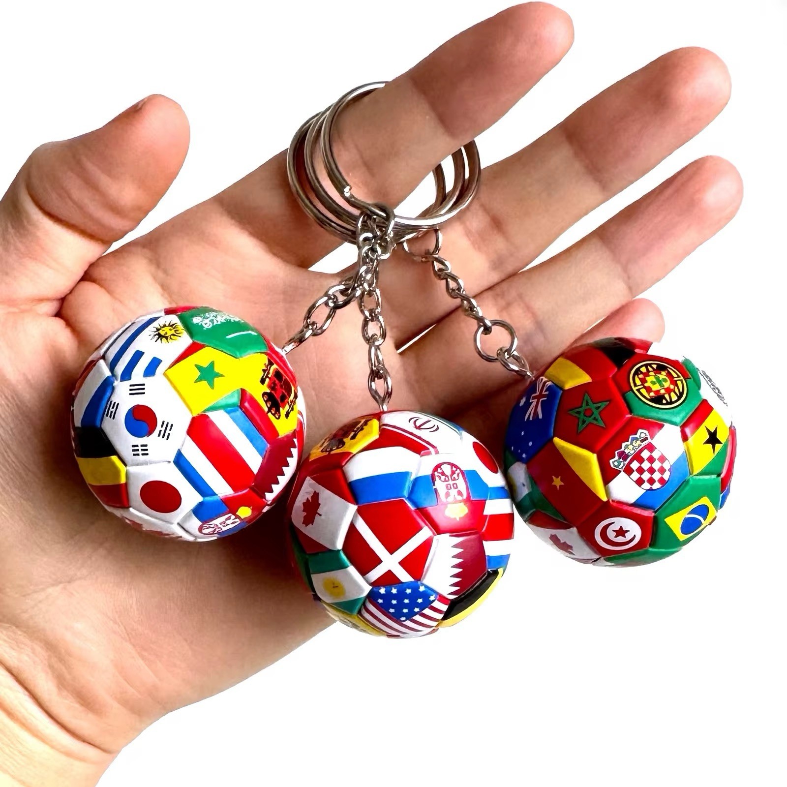 3 pcs 2026 Soccer World Cup Key Chain