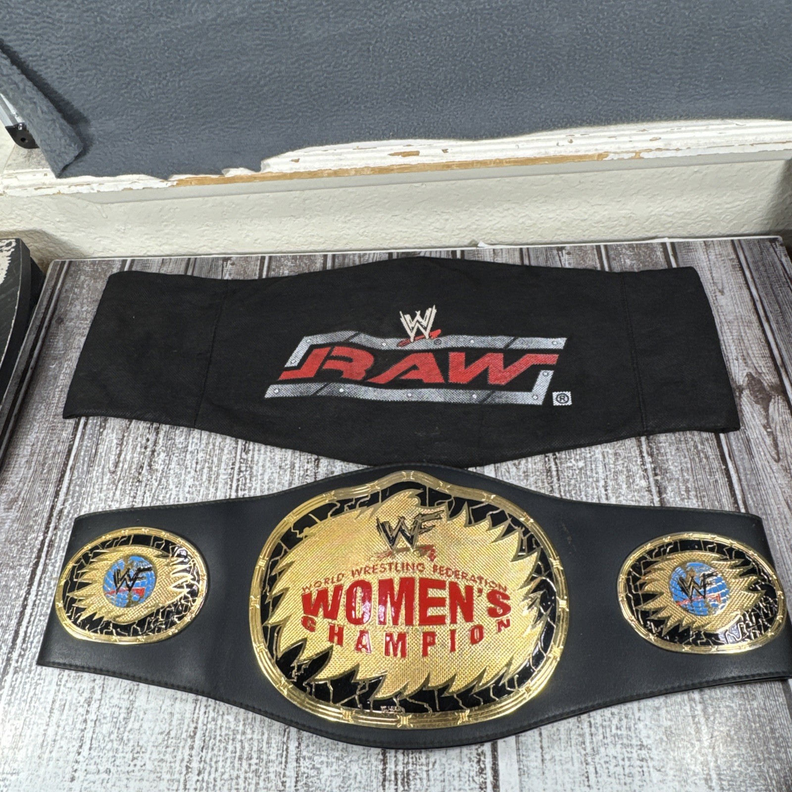 WWF Women’s Heavyweight Replica Championship Belt With Belt Bag