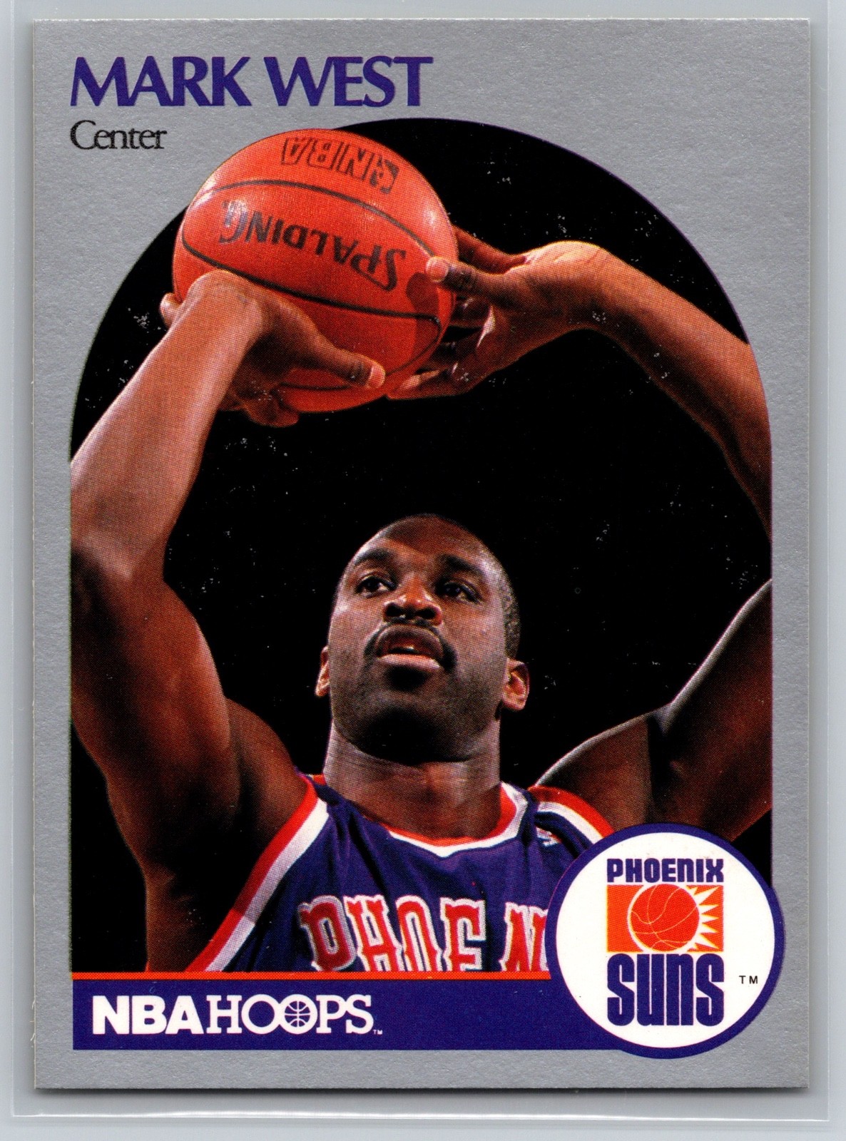 1990-91 NBA Properties Mark West [Base] Base Set