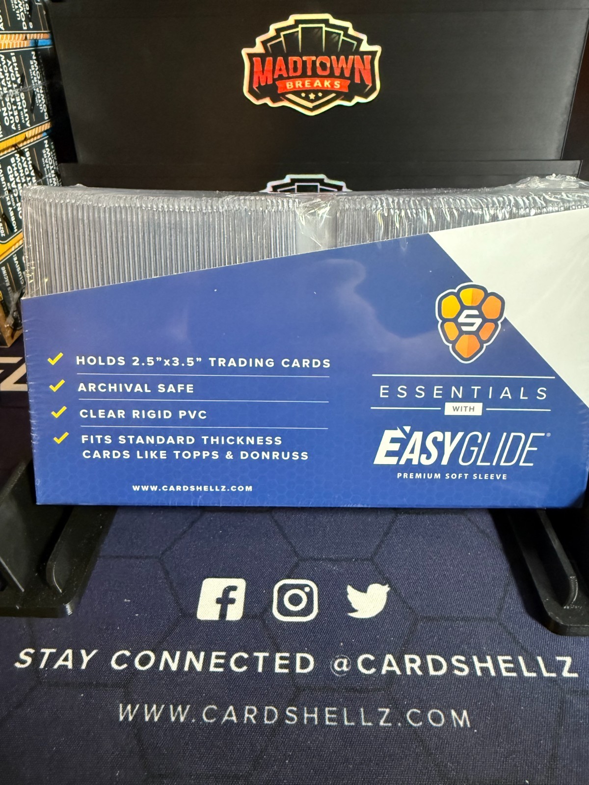 Card Shellz Essentials- Standard 35PT Toploaders & Easy Glide Sleeves – 100ct