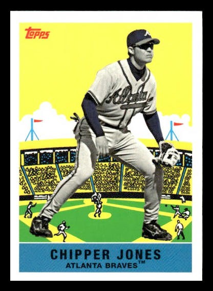 2007 Topps Flashback Fridays #FF24 Chipper Jones Atlanta Braves