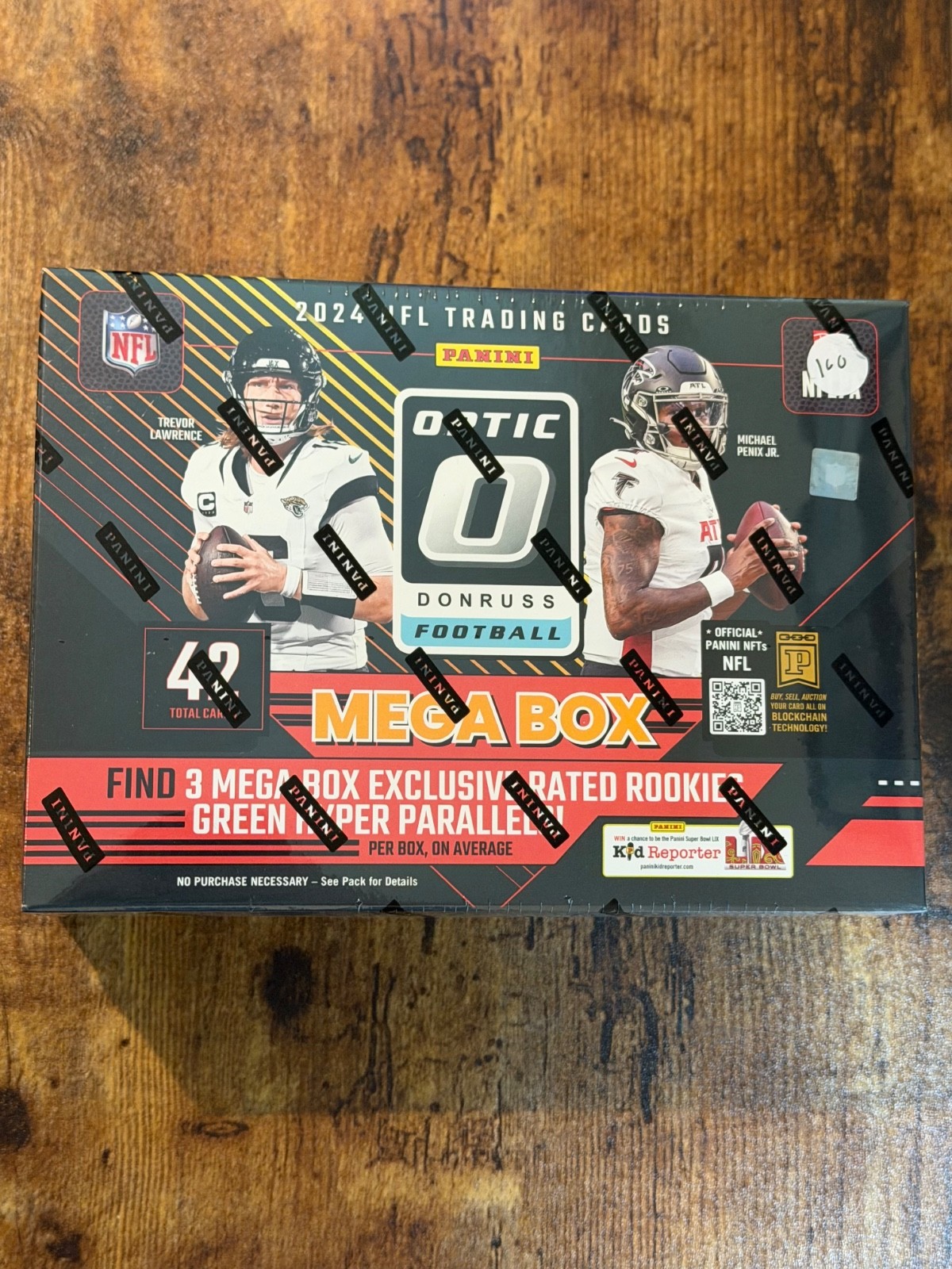 2024 Panini NFL Optic Donruss Football Trading Card Mega Box