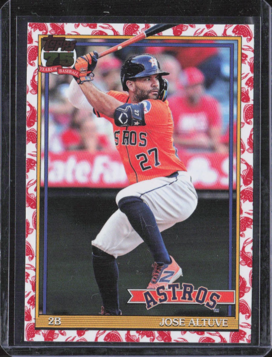 2026 Topps Jose Altuve Koi SP T91-7