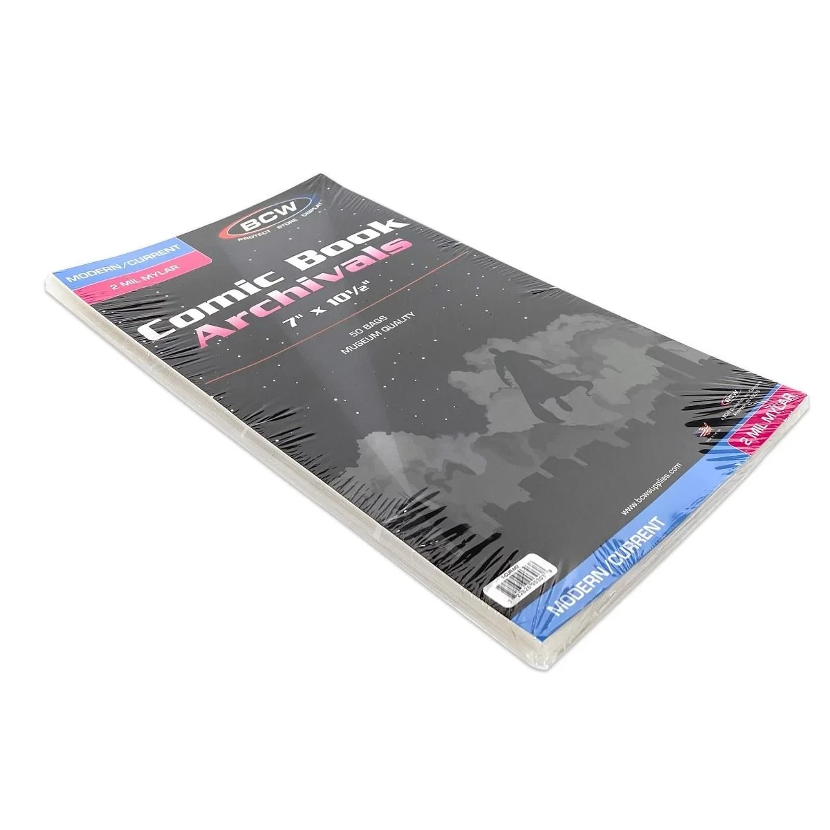 100 – Archivals Modern / Current 2-Mil Mylar Polyester Comic Book Bags by BCW!