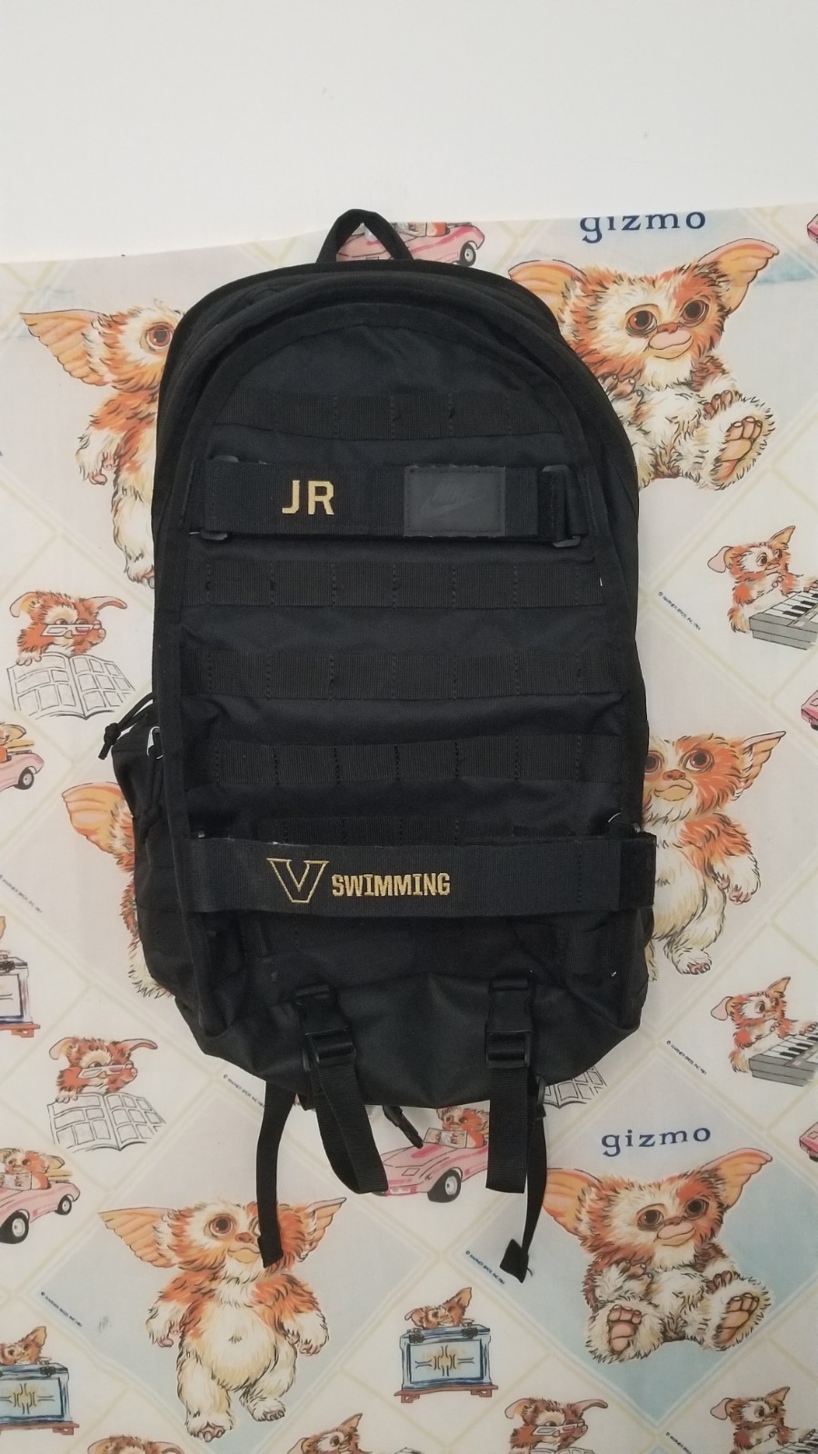 Nike RPM Tactical Black Team Issued Backpack Vanderbilt Swimming Team
