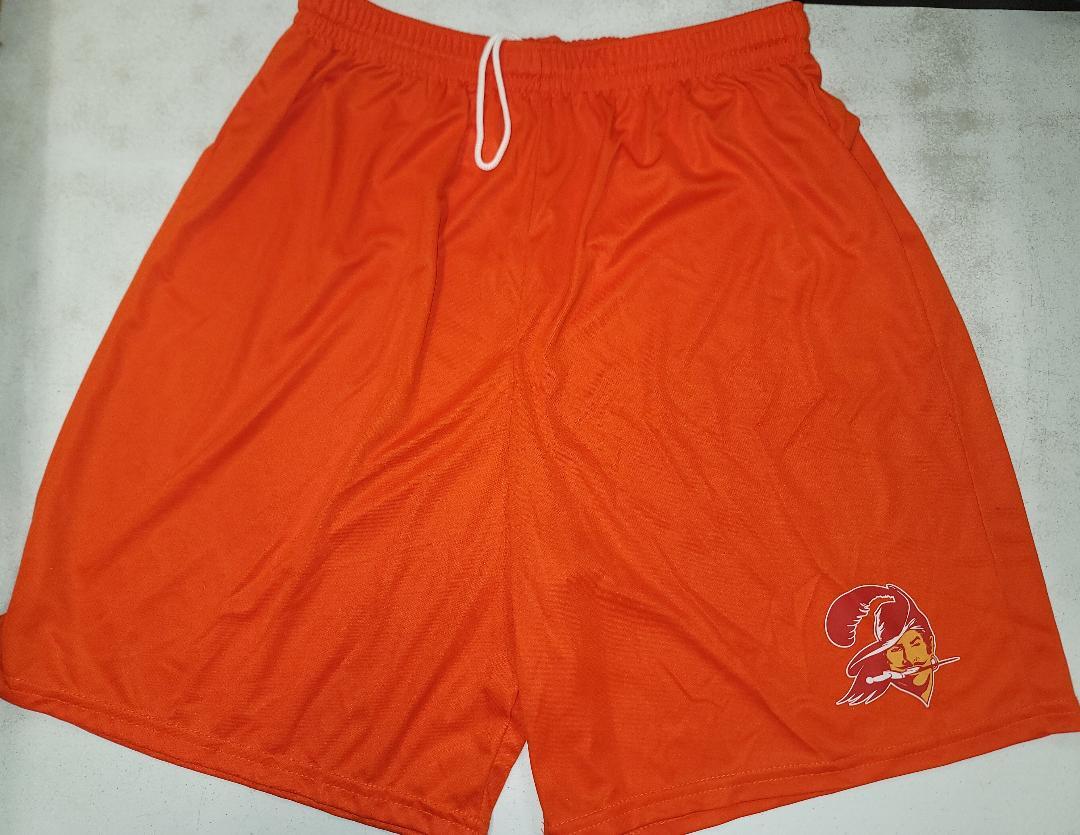 0725 Mens TAMPA BAY BUCCANEERS Throwback Vintage SHORT New ORANGE