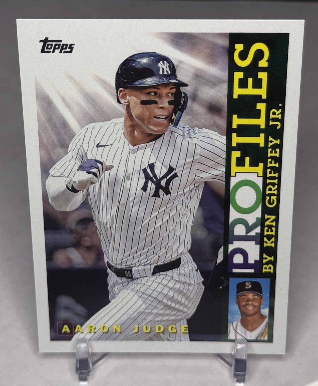 2026 Topps Series One Profiles Aaron Judge #TP-18 Insert