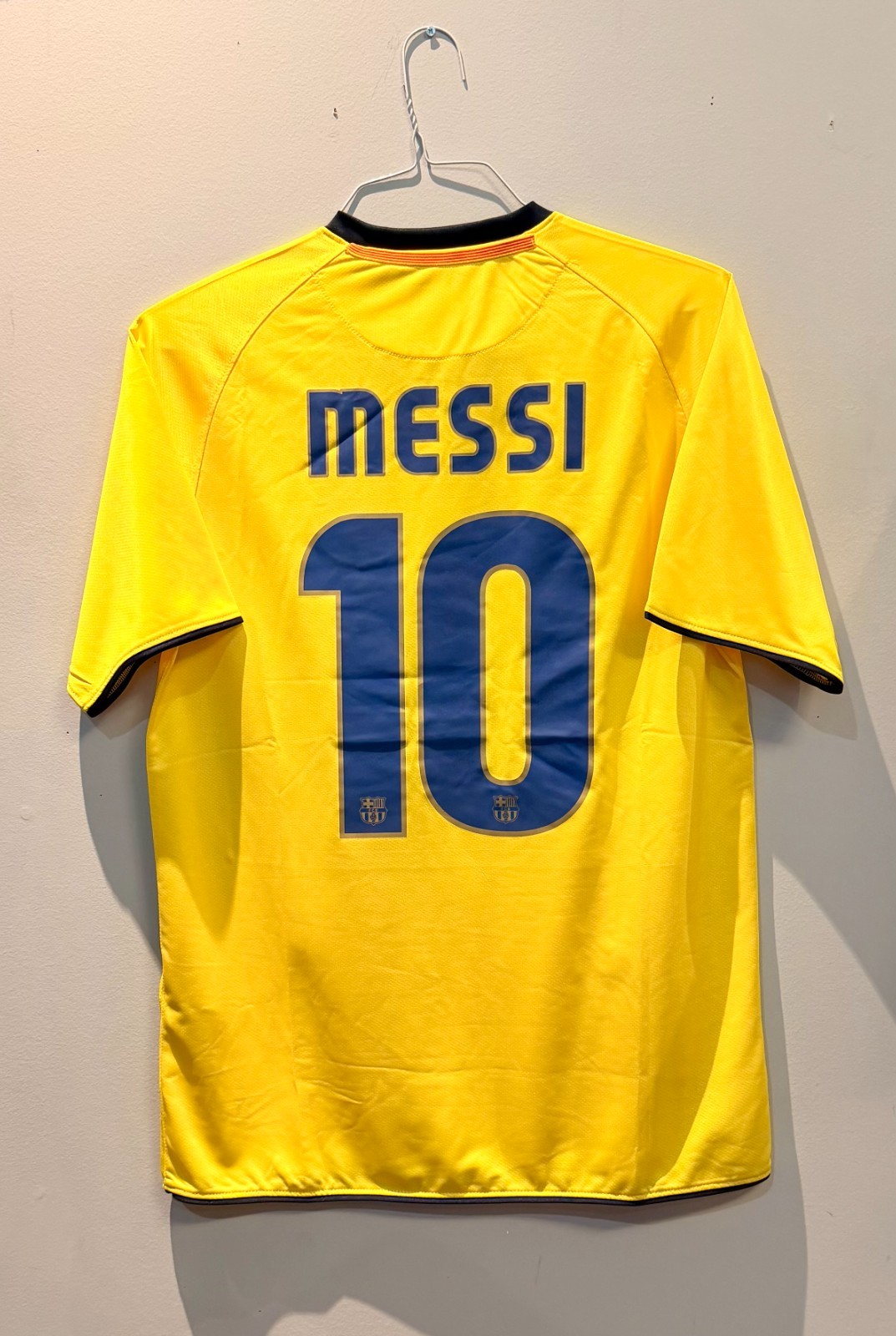 Nike Barcelona 2009/10 away jersey MESSI 10 yellow blue red