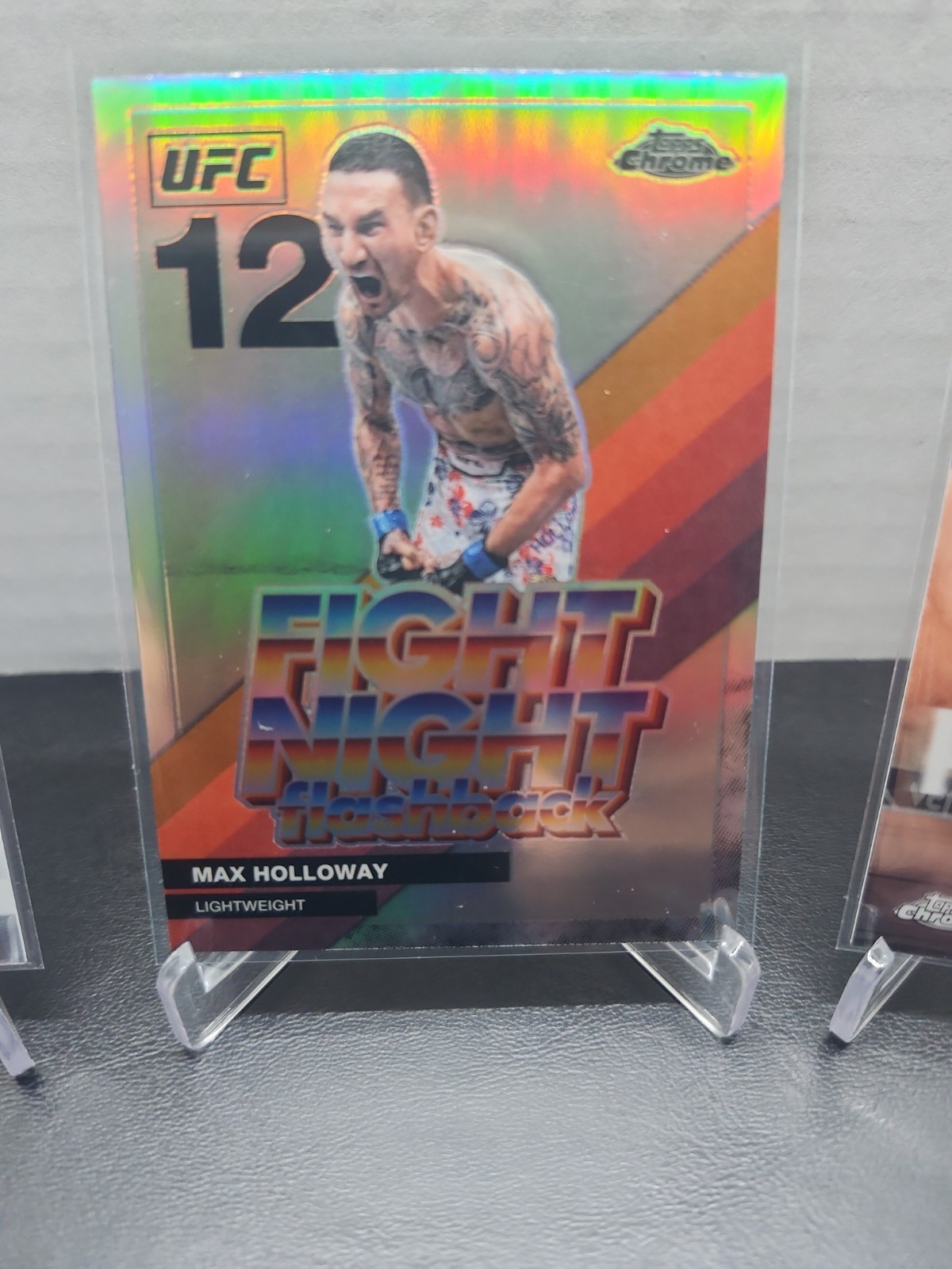 Topps Chrome UFC 2026 Max Holloway 3 Card Insert Lot