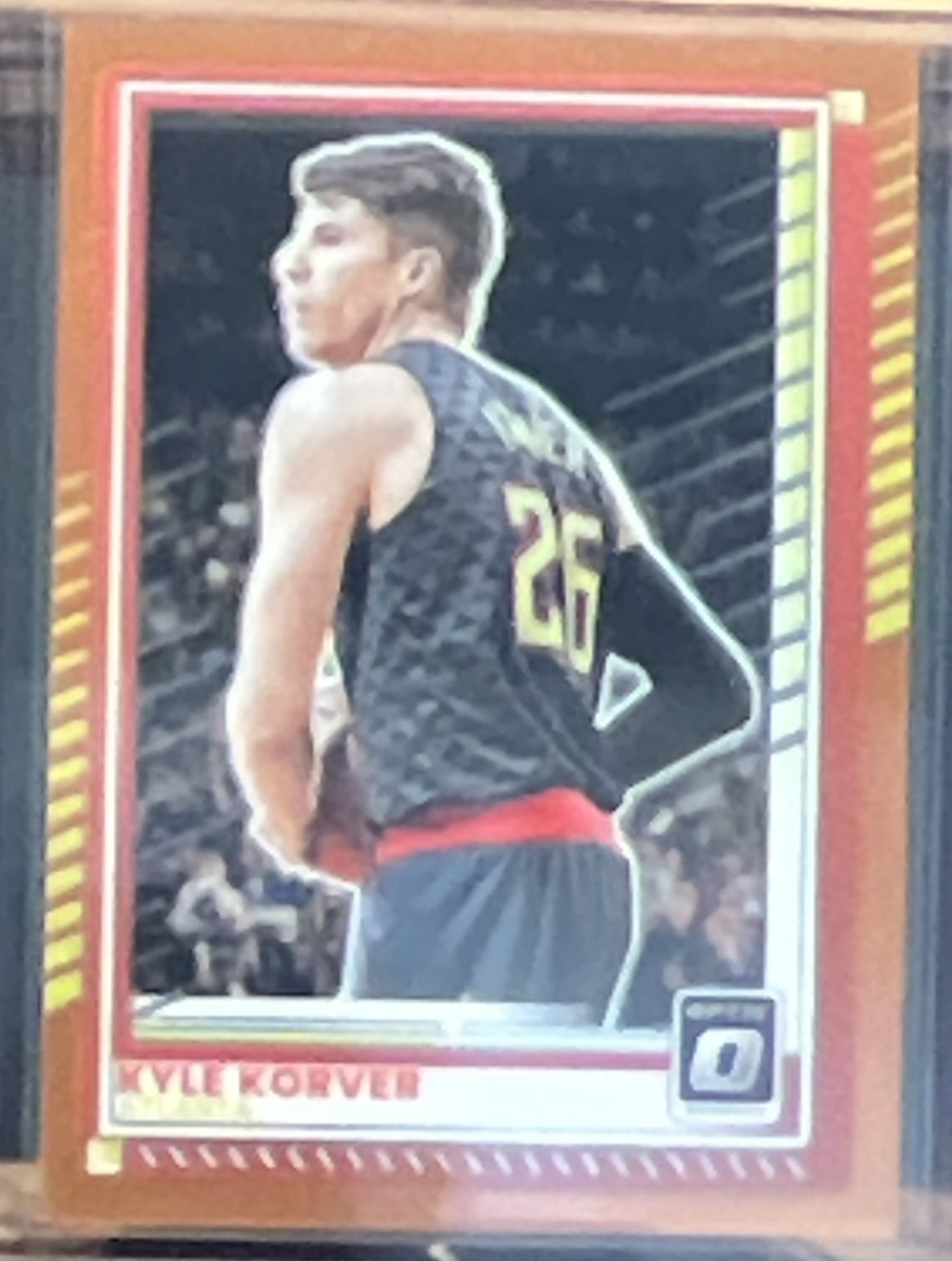 2025-26 Panini Donruss Optic Kyle Korver #178 Atlanta Hawks /175 Orange Prizm